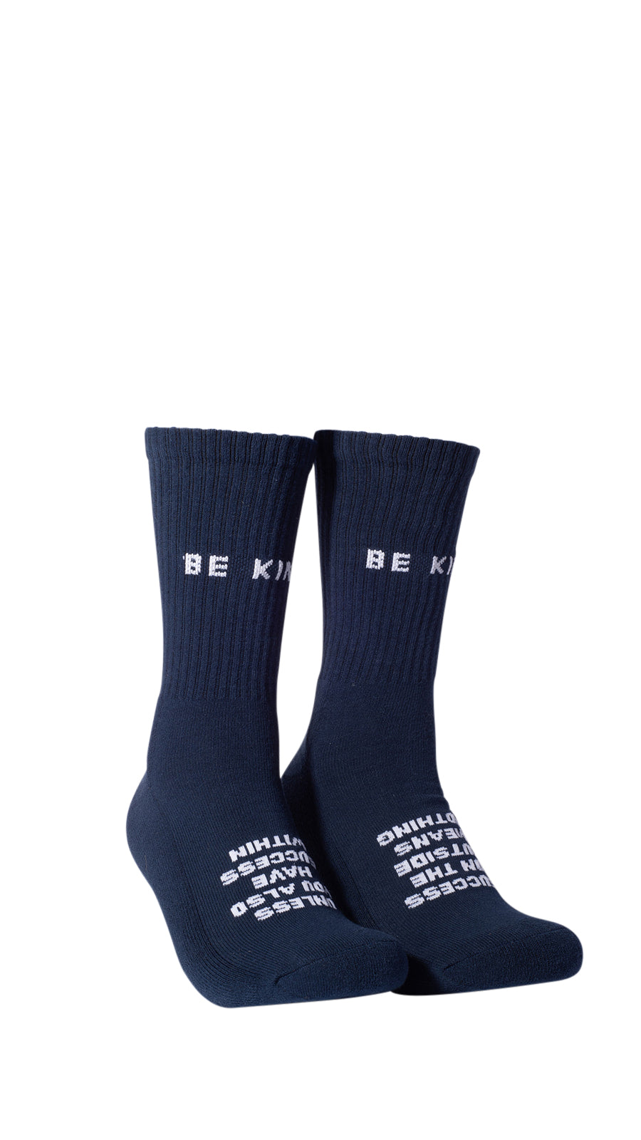 Men's Be Kind Crew Socks Blue
