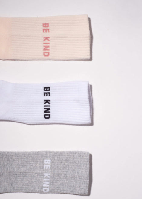BE KIND Crew Socks - 3 Pack | Posisocks