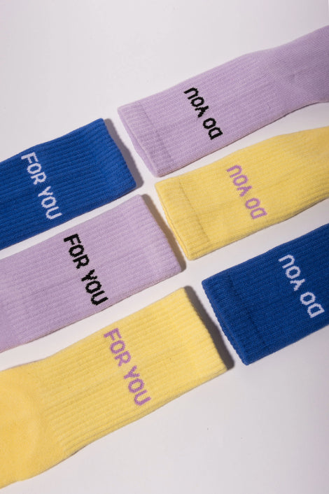 FOR YOU Women's Crew Socks - 3 Pack