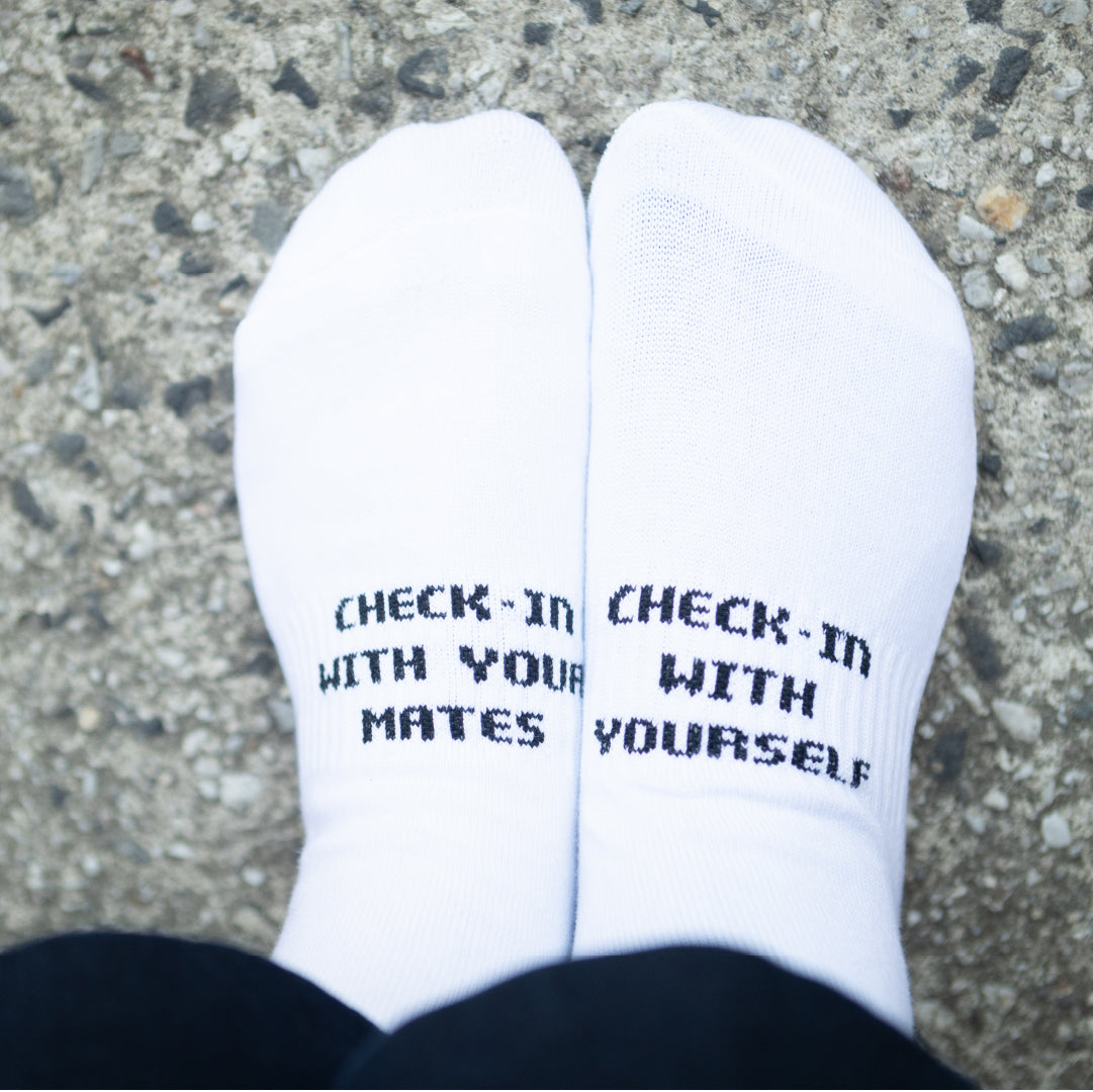 The Check In Crew Sock | Posisocks