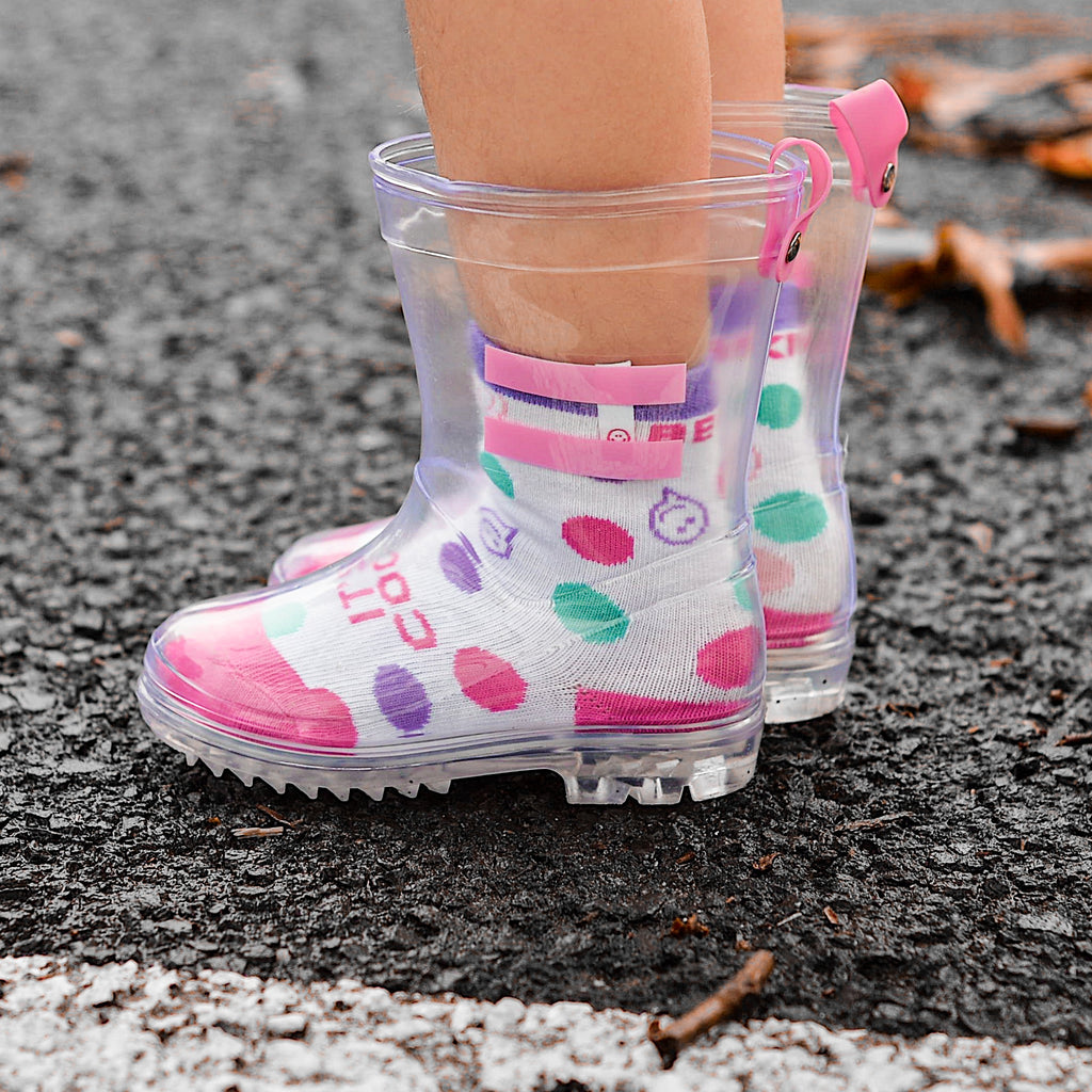 Posisocks girl in gumboots