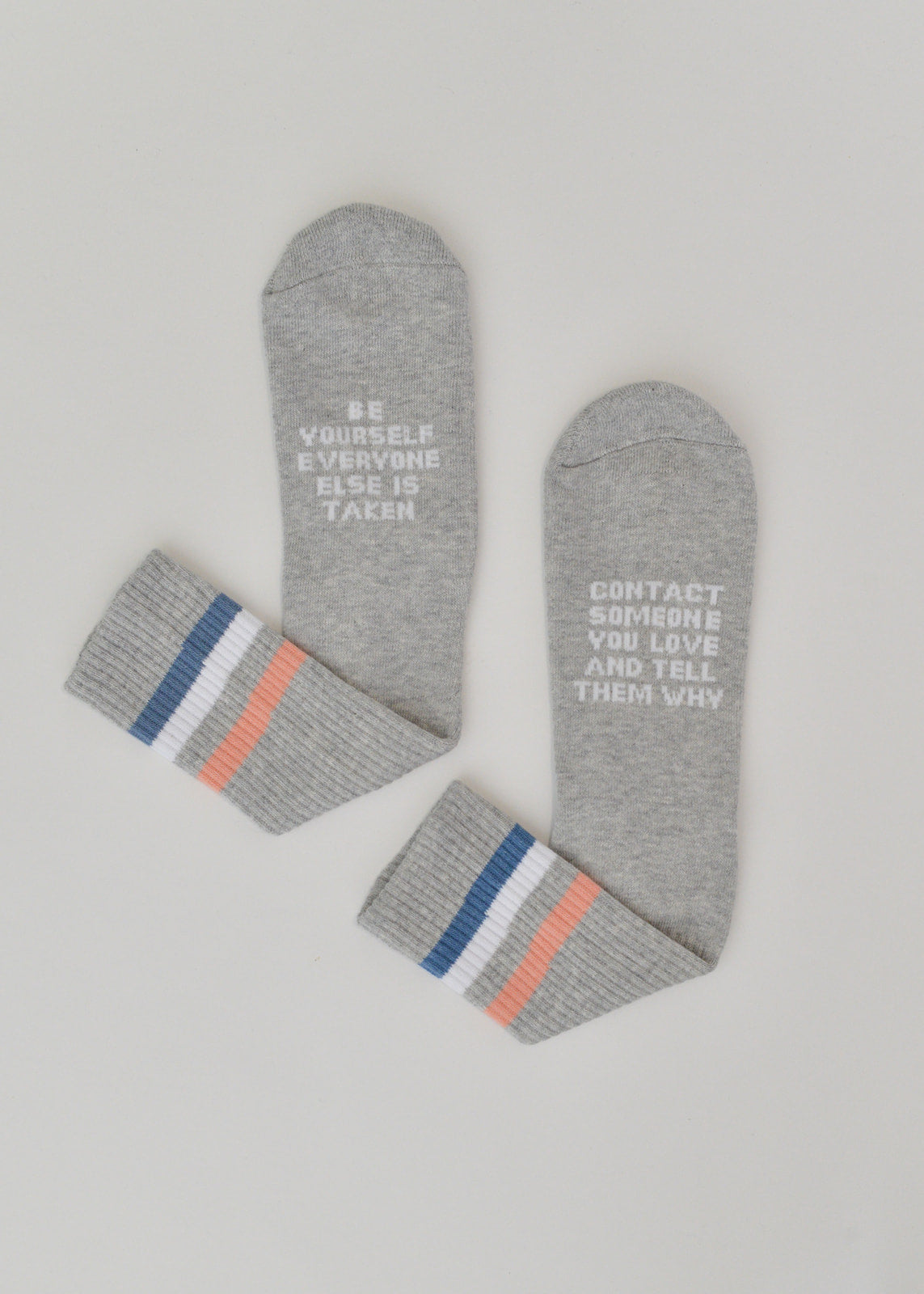 Men's Freedom crew sock with positive affirmations