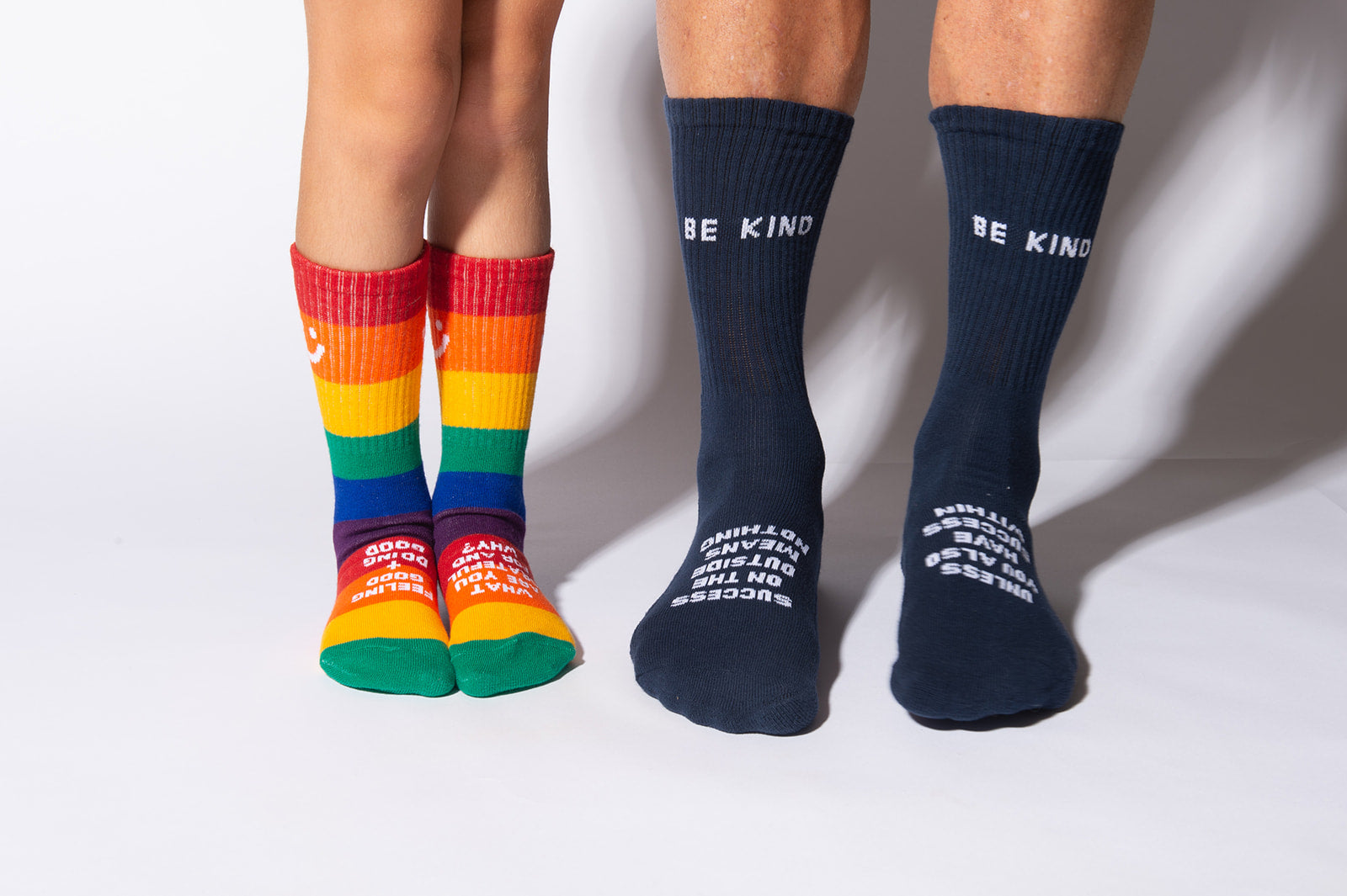 Men's Be Kind Crew Socks 2 Pack