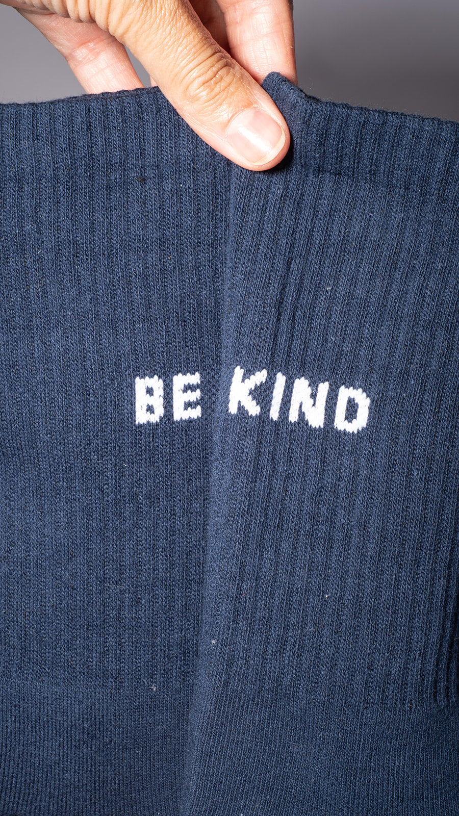 Men's Be Kind Crew Socks Blue