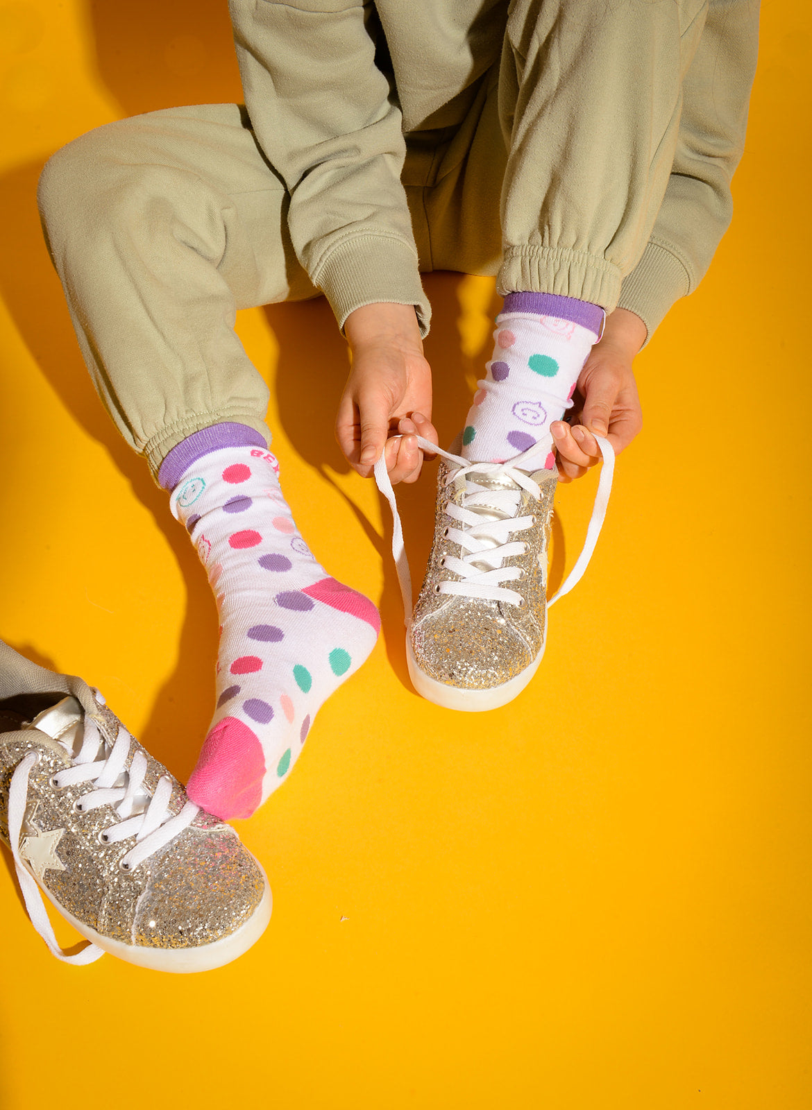 Kids Confetti Sock