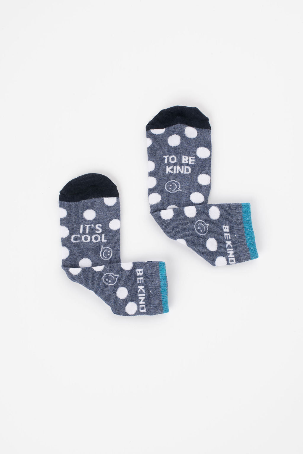 Posisocks boy's blue spot sock