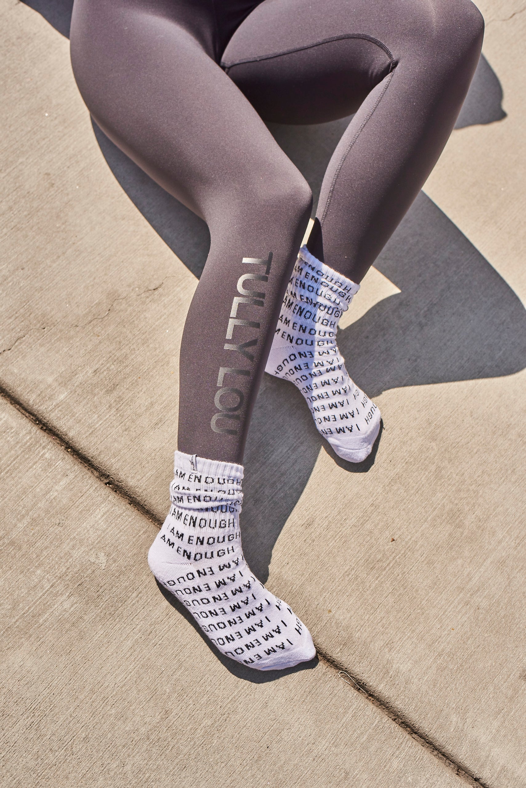 I AM ENOUGH Women's Crew Sock