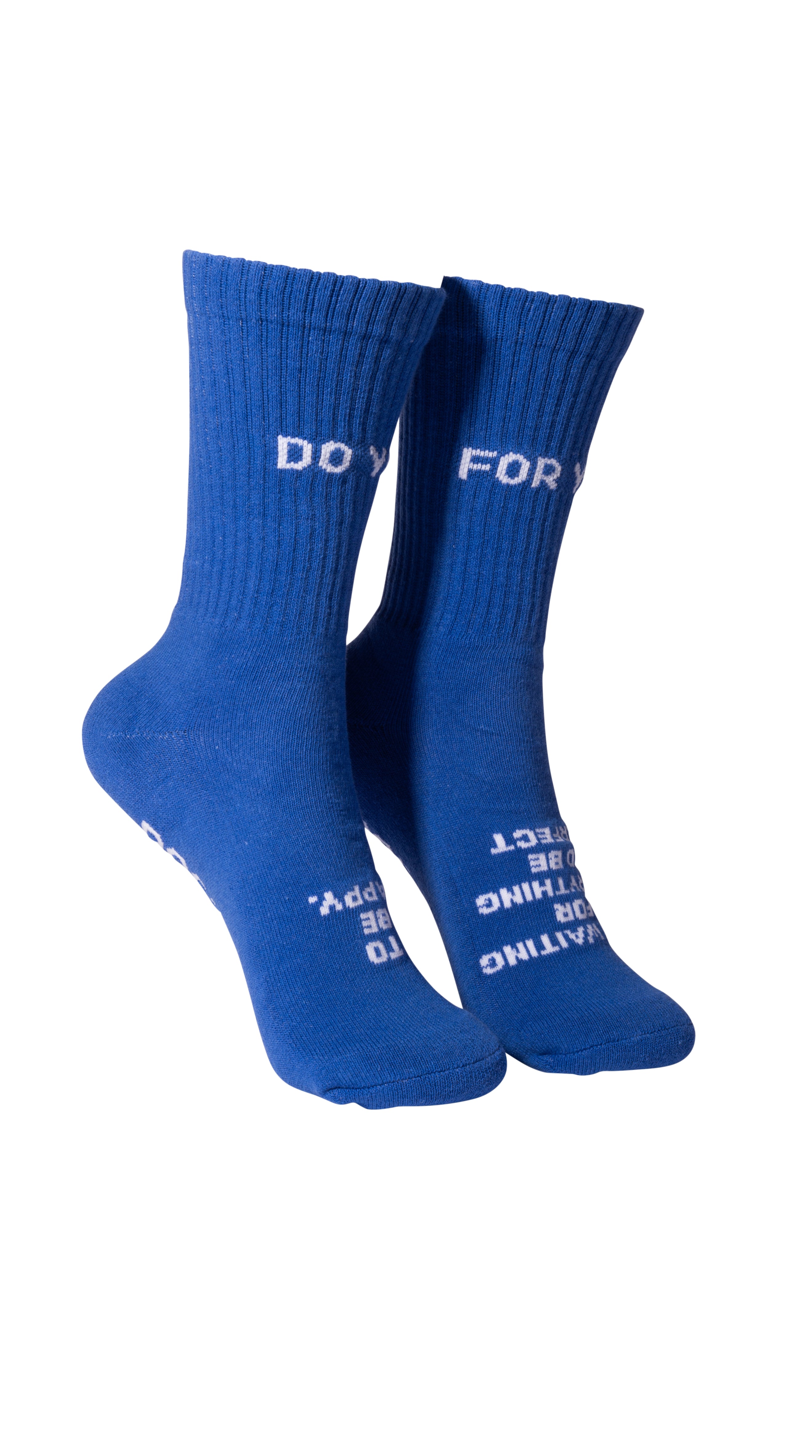 FOR YOU Women's Crew Socks - Blue