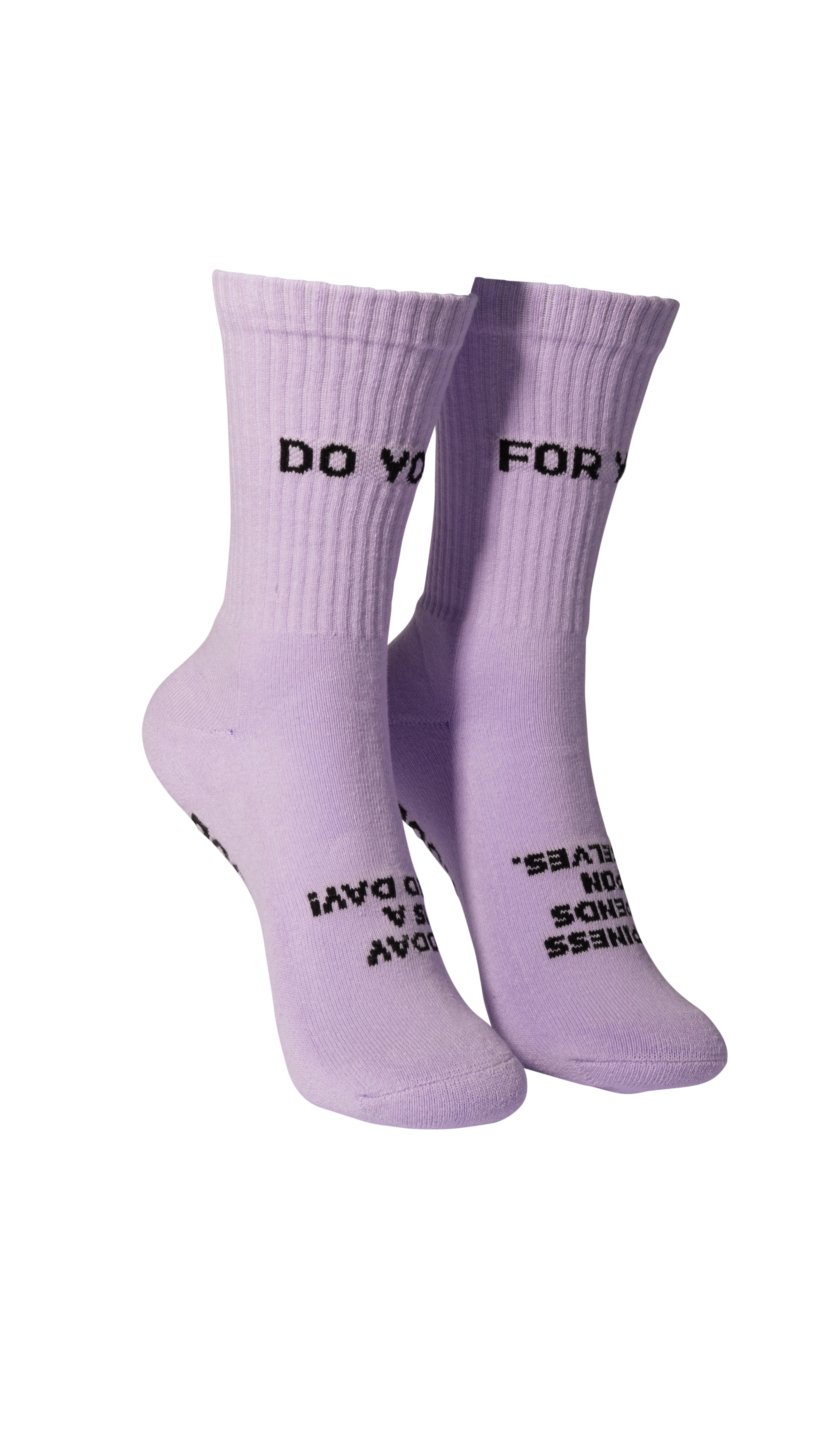 FOR YOU Women's Crew Socks - Lilac