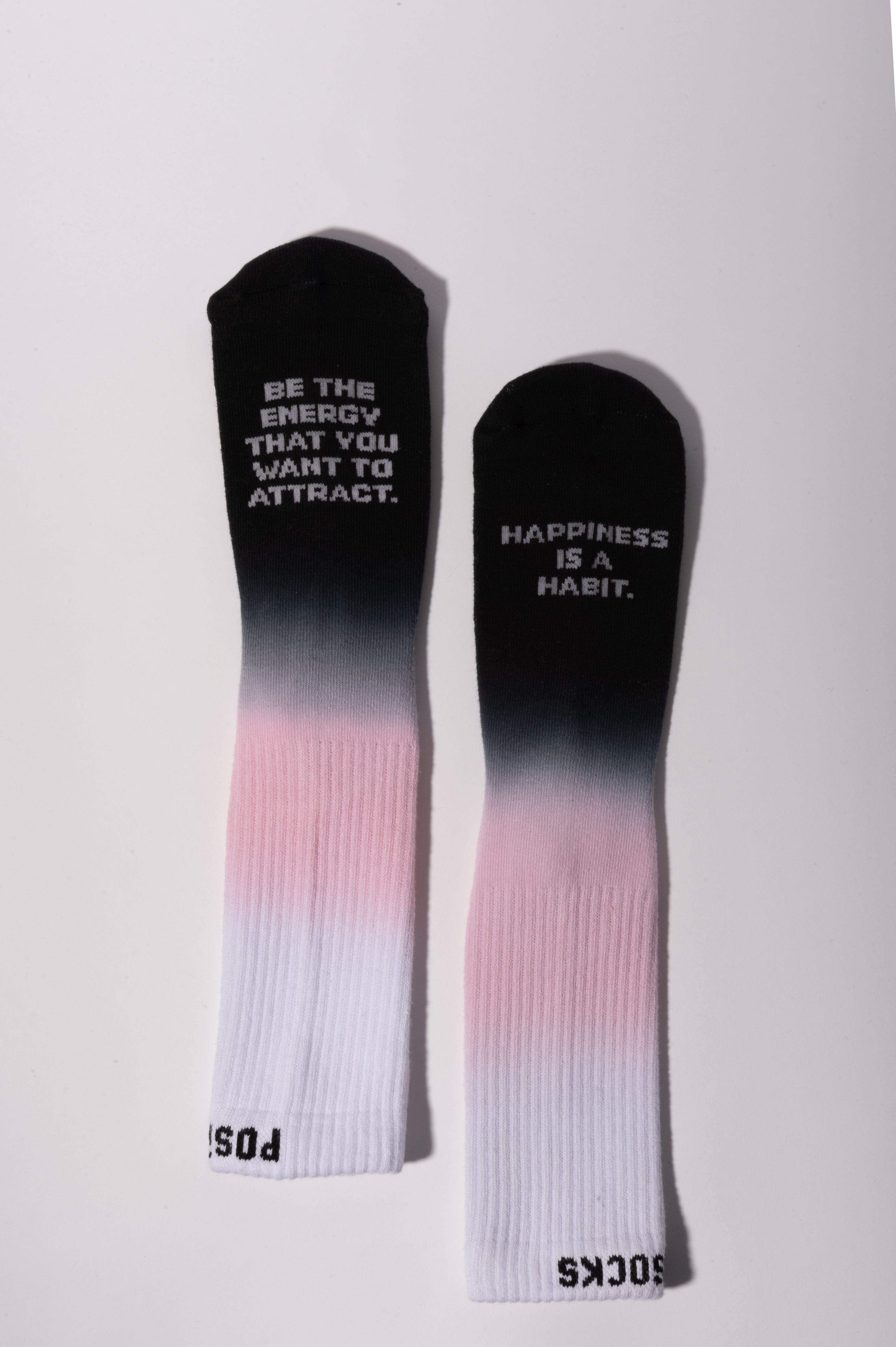 Energy Women's Crew Sock with positive affirmations